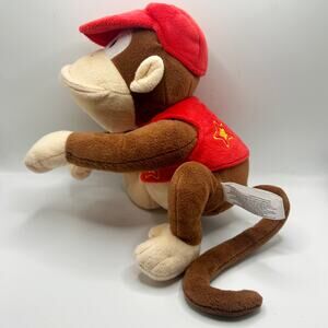 2017 Little Buddy Super Mario Bros Diddy Kong 7" All Star Plush Nintendo EUC